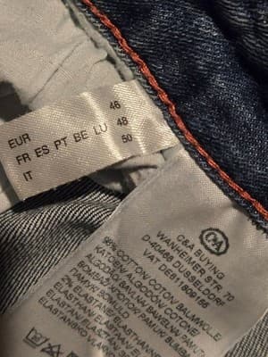 Yessica Bermuda Shorts Womens 46 Denim Floral Applique Distressed Blue W Pockets - Thumbnail 2