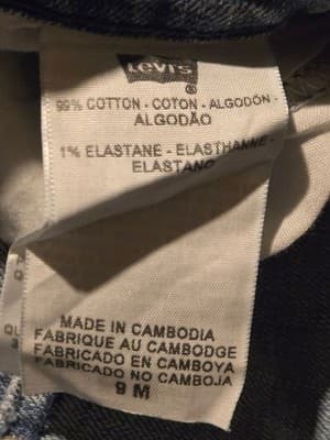 Vintage Levis Jeans Women's 9M Too Superlow 524 Light Wash Bootcut Distressed - Thumbnail 2