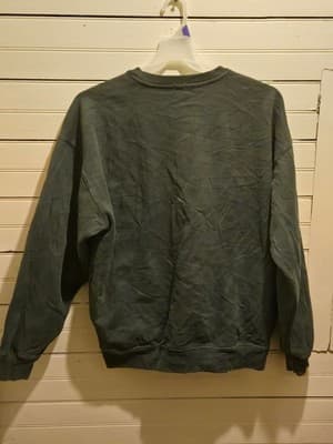 John Galt Sweatshirt Mens XL Hawaii USA Embroidered Crewneck Green Cotton Blend - Thumbnail 4