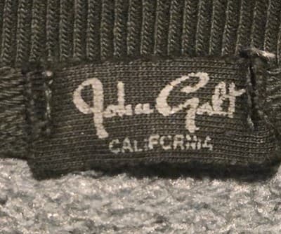 John Galt Sweatshirt Mens XL Hawaii USA Embroidered Crewneck Green Cotton Blend - Thumbnail 3