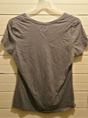 NFL Team Apparel Shirt Womens XXL New Orleans Saints Football V Neck Gray - Thumbnail 3