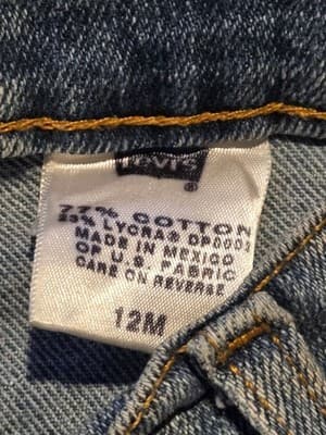 Levi Strauss Jeans Womens 12M Light Wash Bootcut Flared Faded Vintage Style - Thumbnail 2