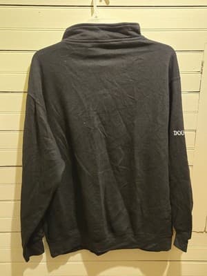 Pennant Sweatshirt Mens 2XL Black Marathon Olympians 1/4 Zip Embroidered Logo - Thumbnail 5