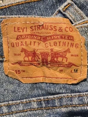 Levi Strauss Jeans Womens 12M Light Wash Bootcut Flared Faded Vintage Style - Thumbnail 3