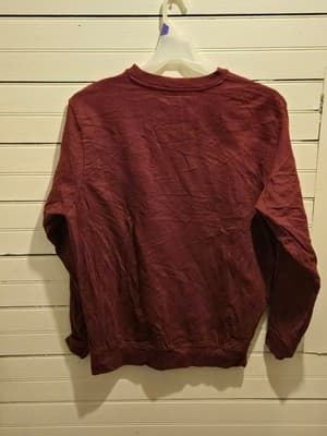 DollyWood Sweatshirt Mens L Burgundy Tennessee Logo Crewneck Pullover Theme Park - Thumbnail 4