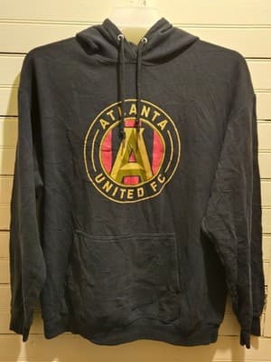 Port & Company Hoodie Mens L Black Atlanta United FC AJC Back Logo Pullover - Image 1