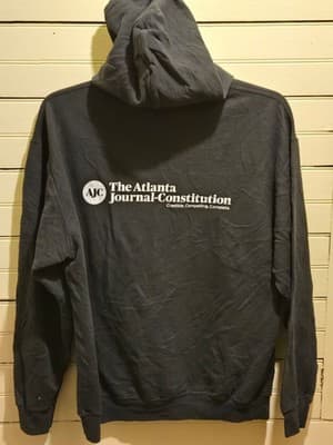 Port & Company Hoodie Mens L Black Atlanta United FC AJC Back Logo Pullover - Thumbnail 3