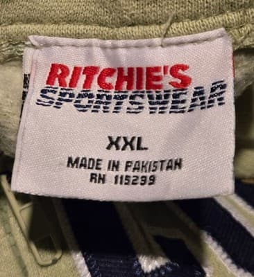 Ritchies Hoodie Mens XXL Cape Cod Full Zip Hooded Sweatshirt Pale Green Casual - Thumbnail 2