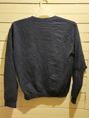 Gildan Sweatshirt Mens S USA Washington DC Embroidered Flag Navy Heavy Blend - Thumbnail 4