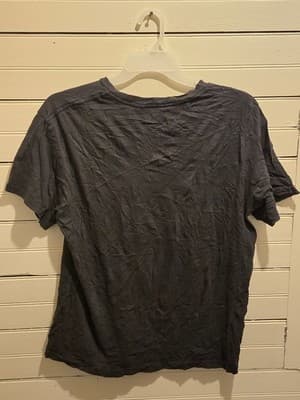 Graphic Shirt Mens L Black Welcome Las Vegas Dripping Sign Short Sleeve Tee - Thumbnail 2