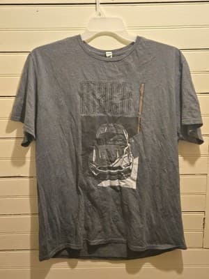 Fruit of the Loom T-Shirt Mens XL Ford Mach 1 Mustang Graphic Tee Vintage Gray - Image 1