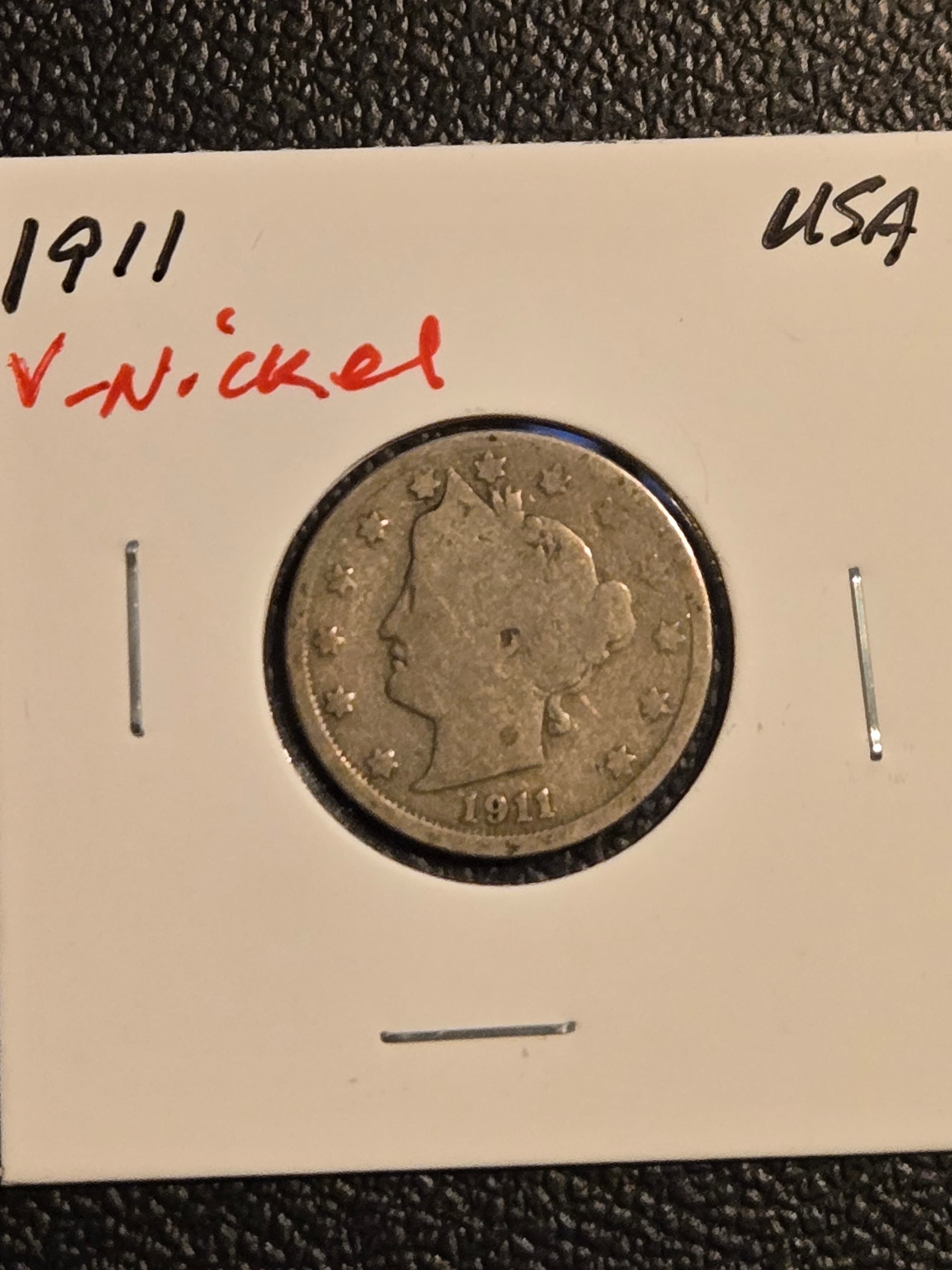 1911 Liberty Head V Nickel - United States 5 Cents - Good Condition - Image 1
