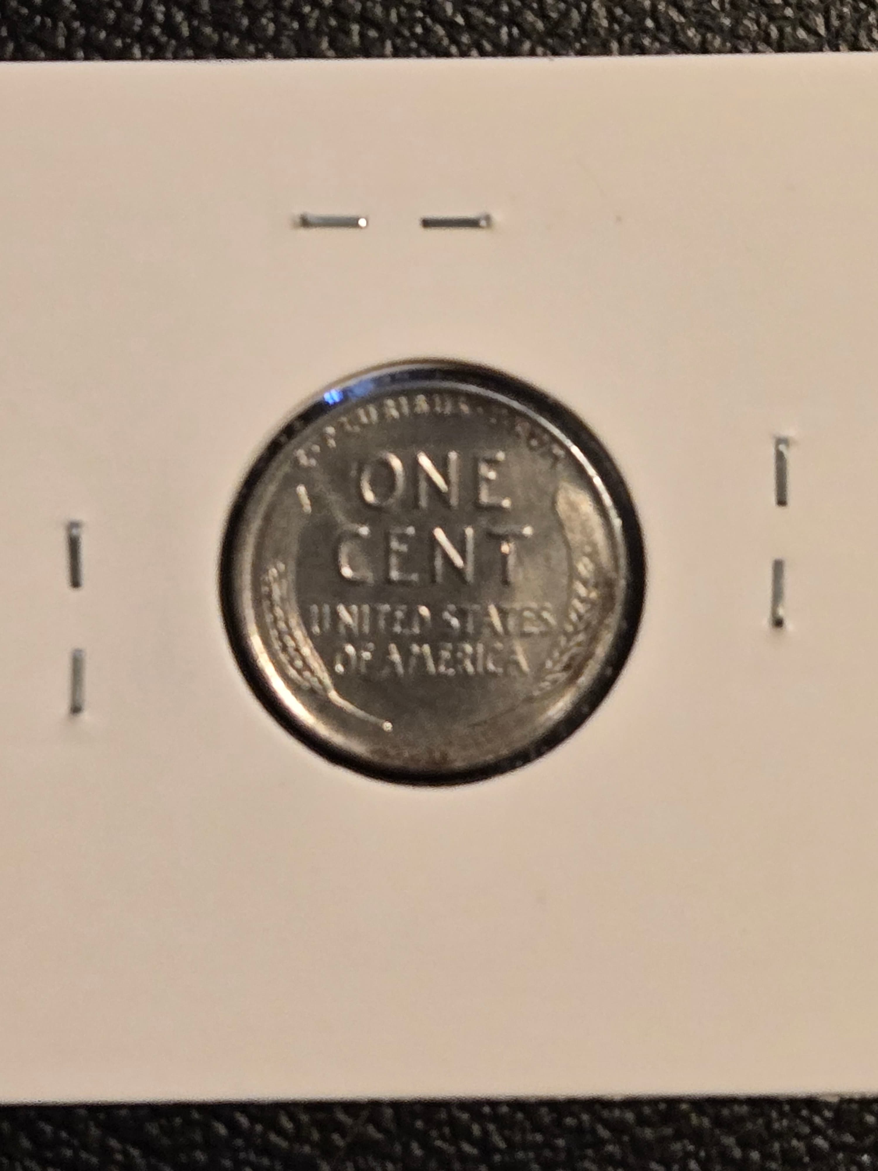 1943 Steel Penny - WWII Lincoln Wheat Cent - Philadelphia Mint - Thumbnail 2