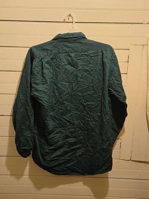Vintage John Deere Shirt Mens XL-XXL Green Long Sleeve Work Embroidered Utility - Thumbnail 4