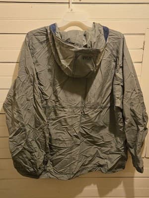 Gear For Sports Jacket Mens XL Gray Hooded Windbreaker Vintage Kean Embroidered - Thumbnail 4