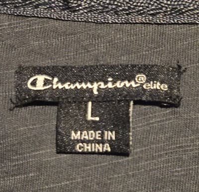 Champion Pullover Mens L Penn State Navy Quarter Zip Fleece Lined Sweater Logo - Thumbnail 2