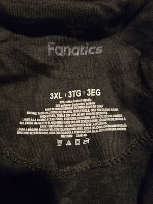 Fanatics Sweatshirt Mens 3XL Iowa Football Sleeveless Hooded Black Yellow - Thumbnail 2