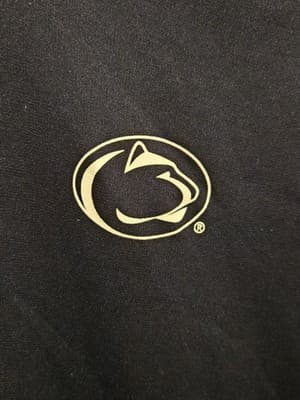 Rivalry Threads 91 Pullover Mens L Navy Gray Quarter Zip Athletic Top Logo - Thumbnail 3