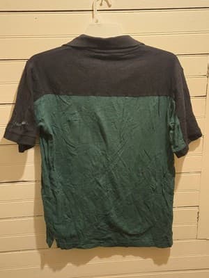 Red Oak Polo Shirt Mens M Miami Hurricanes Embroidered Green Black Short Sleeve - Thumbnail 2