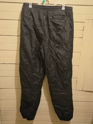 Vintage Game Day NFL Pants Mens XXL New York Jets Black Windbreaker Track Pants - Thumbnail 4