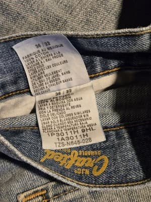 Nautica Jeans Mens 36 32 Light Wash Straight Leg Faded Casual Denim Relaxed Fit - Thumbnail 2