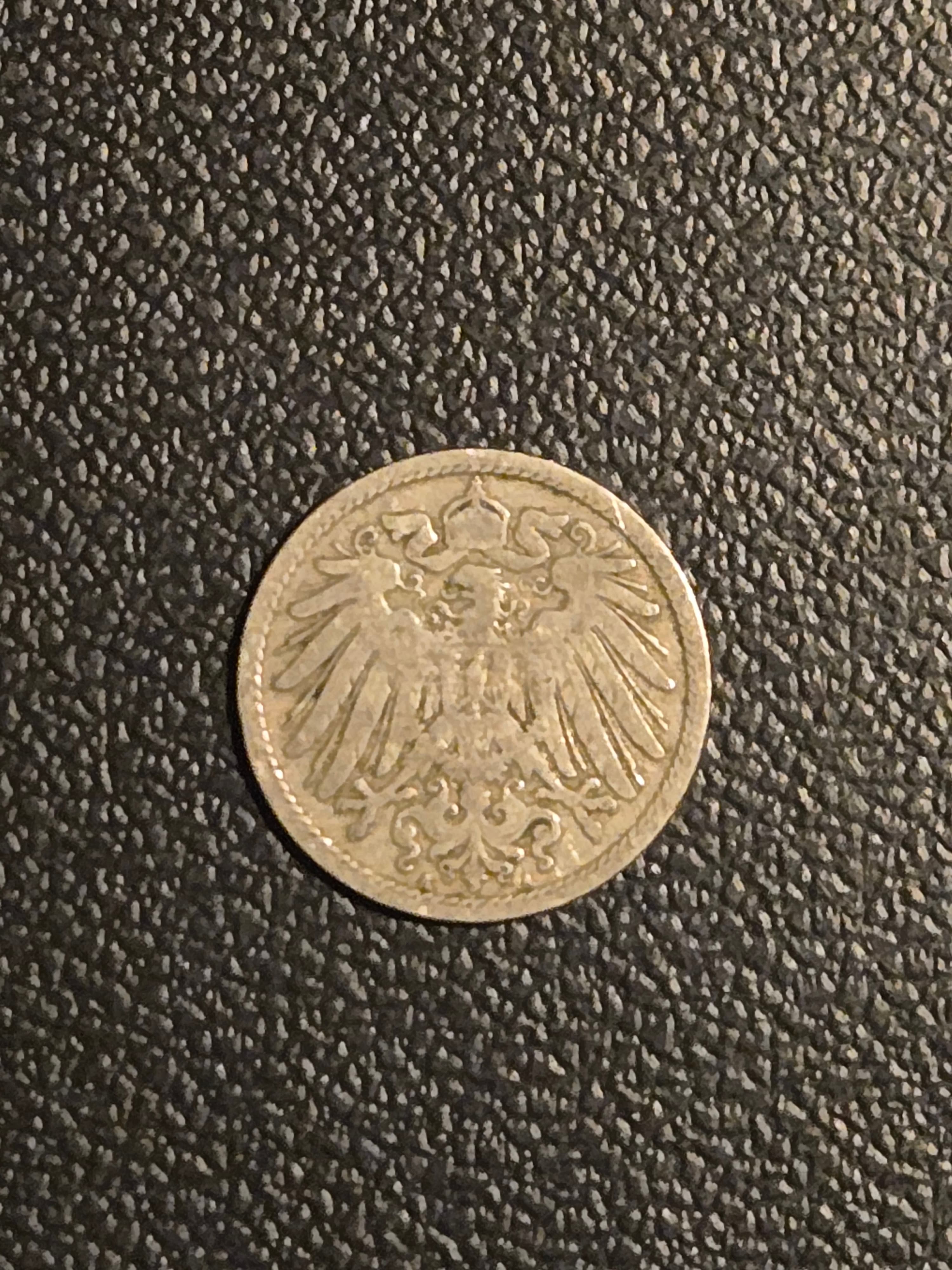 1892 A Germany 10 Pfennig - German Empire Kaiserreich Coin - Berlin Mint - Thumbnail 2