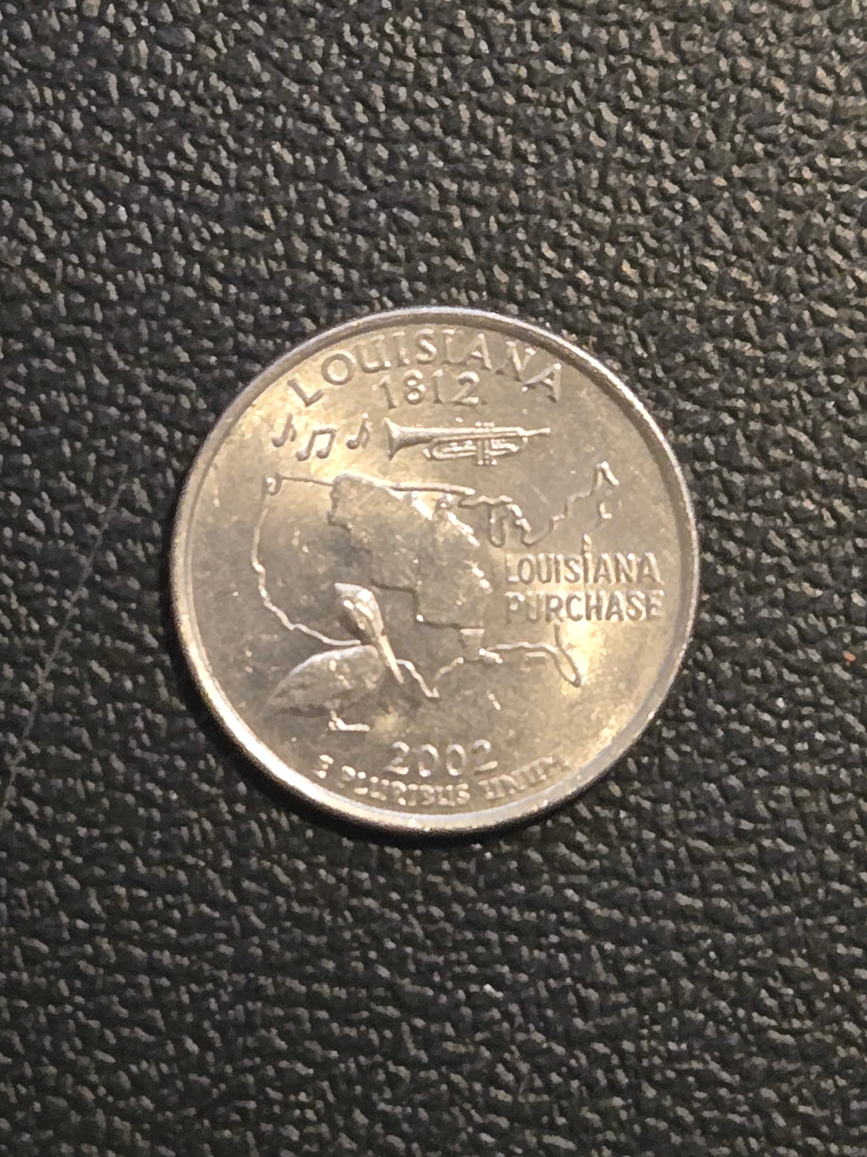 2002 P Louisiana State Quarter - 50 State Quarters Program - Image 1