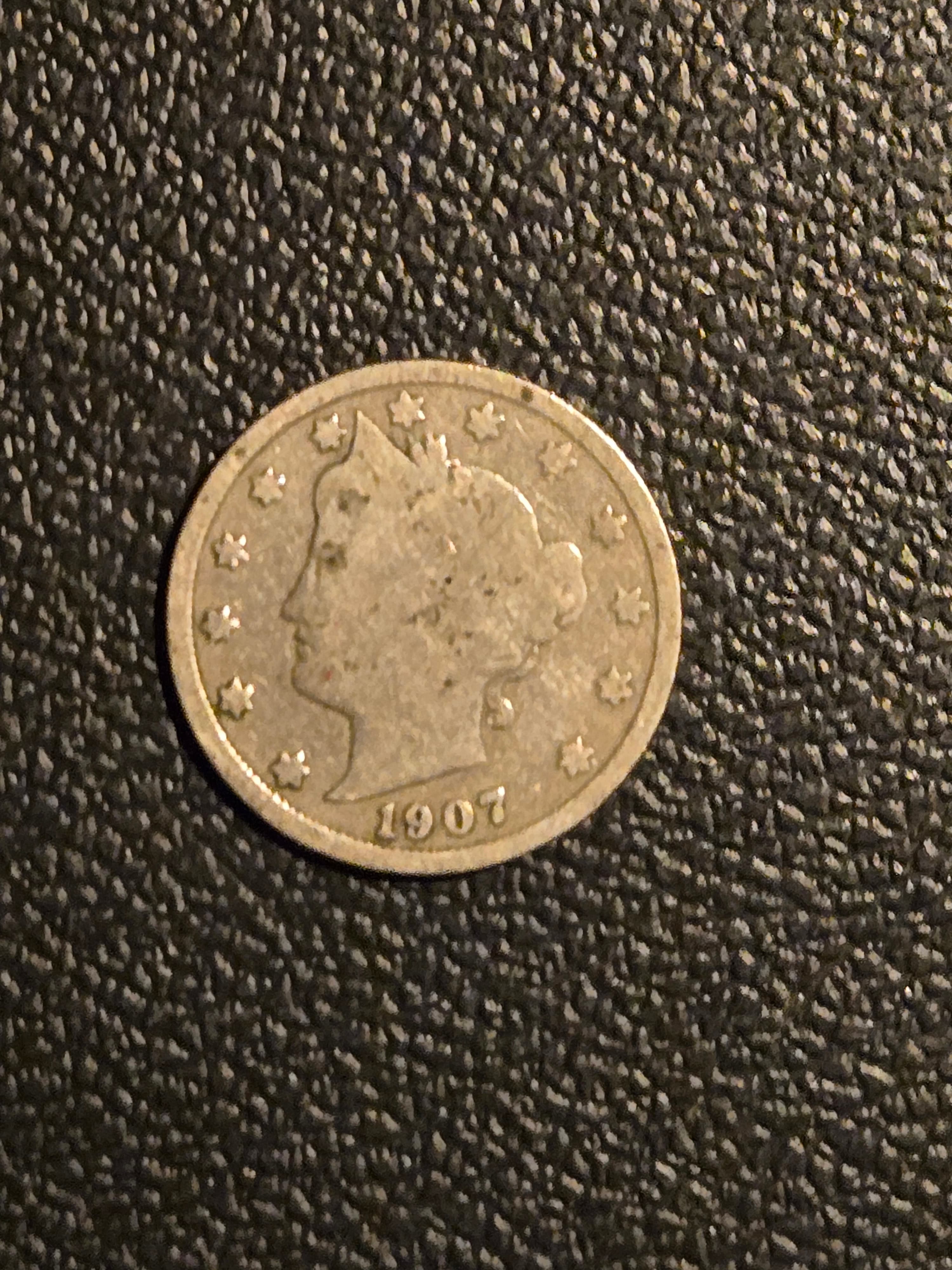 1907 Liberty Head V Nickel - United States 5 Cents - Circulated - Image 1