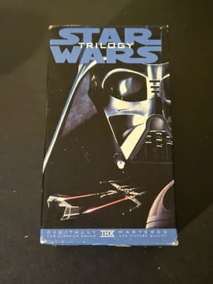 Star Wars Trilogy VHS Box Set THX Digitally Mastered Lucasfilm 3 Tapes UNTESTED - Image 1