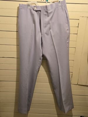 Corbin Cheops Flannel Pants Women's Lavender Golf Trousers Classic No Size Tag - Image 1