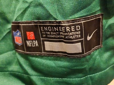 Nike NFL Jersey Mens S Gardner #1 Green - Writing on the back Number - Thumbnail 3