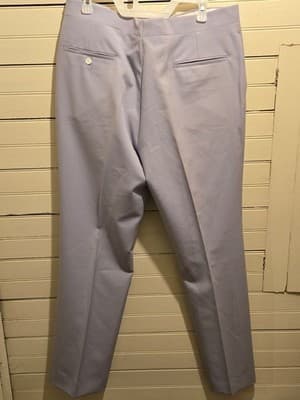 Corbin Cheops Flannel Pants Women's Lavender Golf Trousers Classic No Size Tag - Thumbnail 5