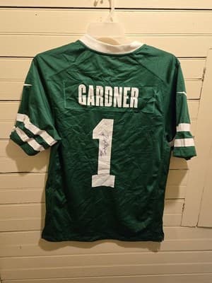 Nike NFL Jersey Mens S Gardner #1 Green - Writing on the back Number - Thumbnail 2