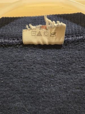 River Trail Classic Sweatshirt Mens Looks Like XL Navy no Tag Crewneck Graphic - Thumbnail 2