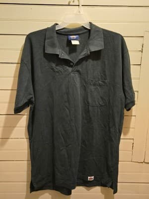 Dickies Polo Shirt Mens XL Dark Green Short Sleeve Pocket Work Uniform Collared - Image 1