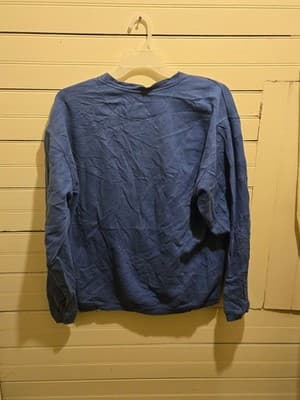 Edge Sweatshirt Mens L Kentucky Wildcats Blue Crew Waffle Knit Long Sleeve - Thumbnail 3