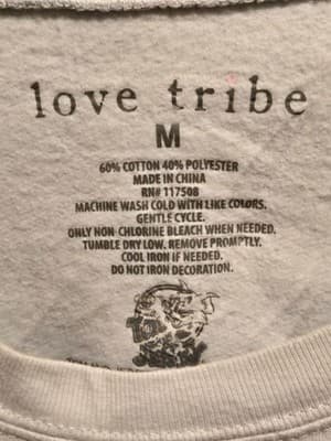 Love Tribe Sweatshirt Womens M Tom Jerry Graphic Crewneck Light Blue Long Sleeve - Thumbnail 2