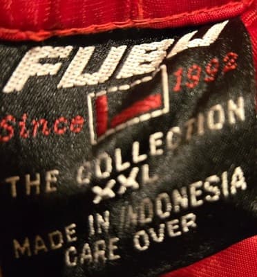 FUBU Track Pants Mens XXL Red Side Stripe 05 Fubu League Zip Pocket Joggers - Thumbnail 2