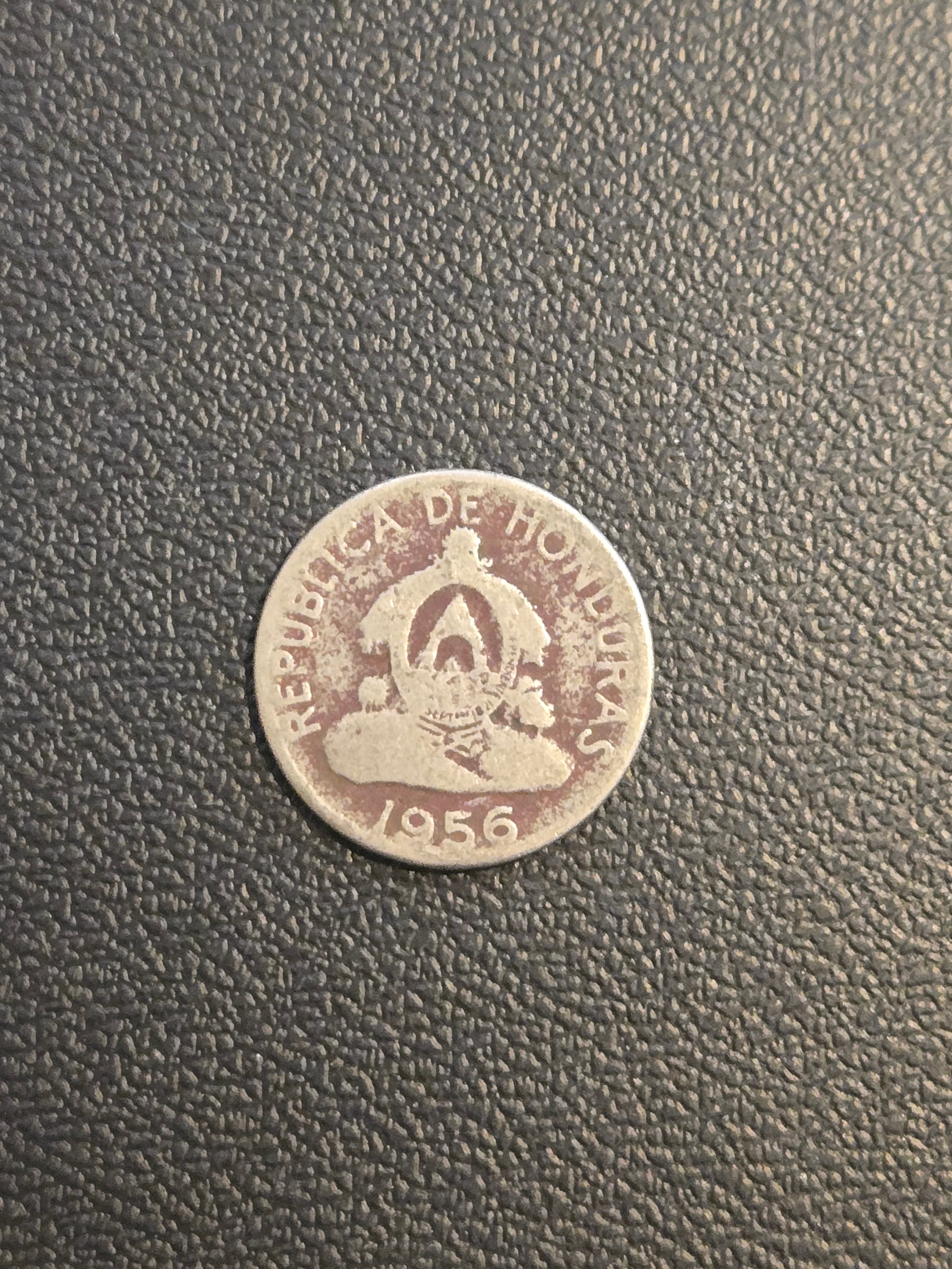 1956 Honduras 10 Centavos de Lempira - Vintage World Coin - Toned - Image 1