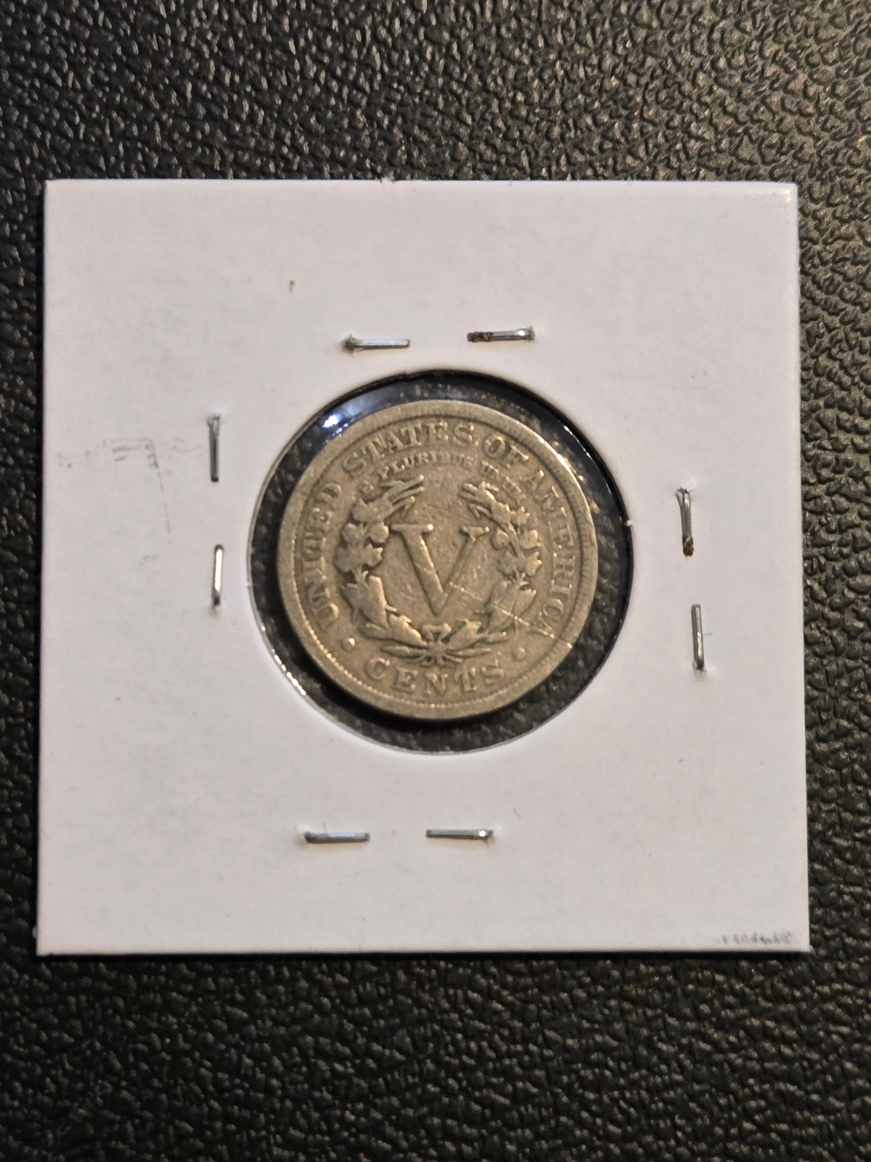 1911 Liberty Head V Nickel - 5 Cents - Clear Date - Barber Design - Thumbnail 2