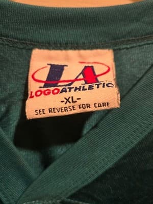 Logo Athletic Jersey Mens XL Miami Dolphins Marino #13 Teal Distressed Worn - Thumbnail 2