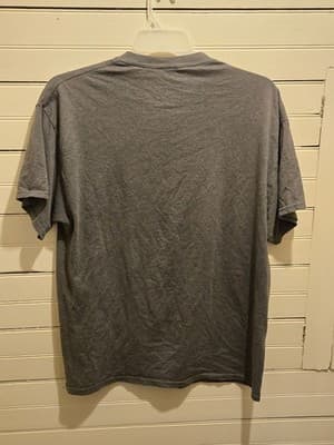 Majestic New England Patriots Shirt Mens XL Gray Short Sleeve Faded Logo - Thumbnail 3