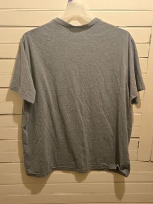 George T-Shirt Mens 2XL Gray Short Sleeve Crew Neck Basic Cotton Tee Everyday - Image 1