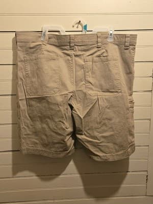 Copper & Oak Shorts Mens 40 Khaki Cargo Pockets Cotton Stretch Utility Casual - Thumbnail 3