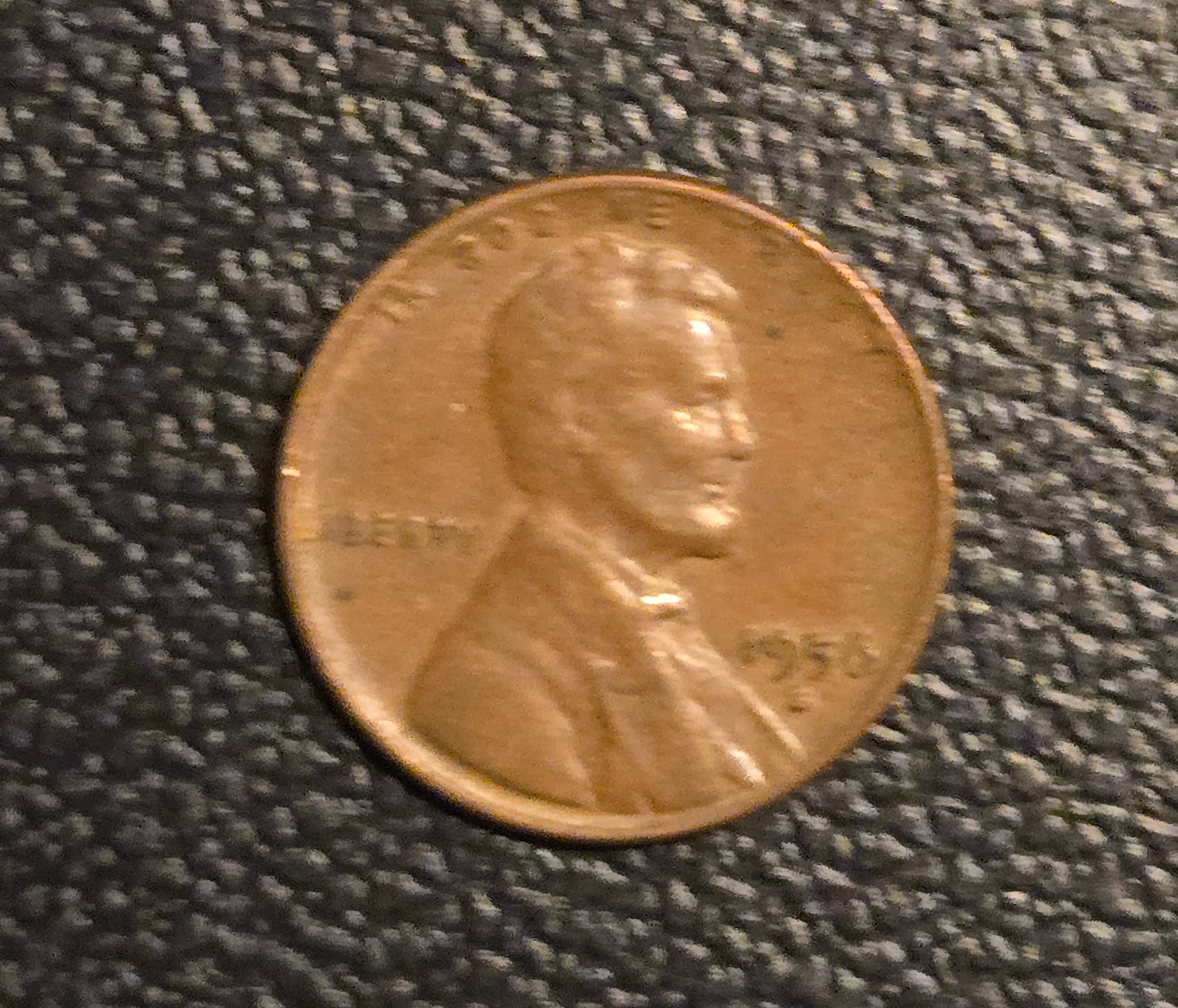 1956 USA 1 Cent Coin - Very Fine Condition, Raw, Vintage Collectible - Thumbnail 2