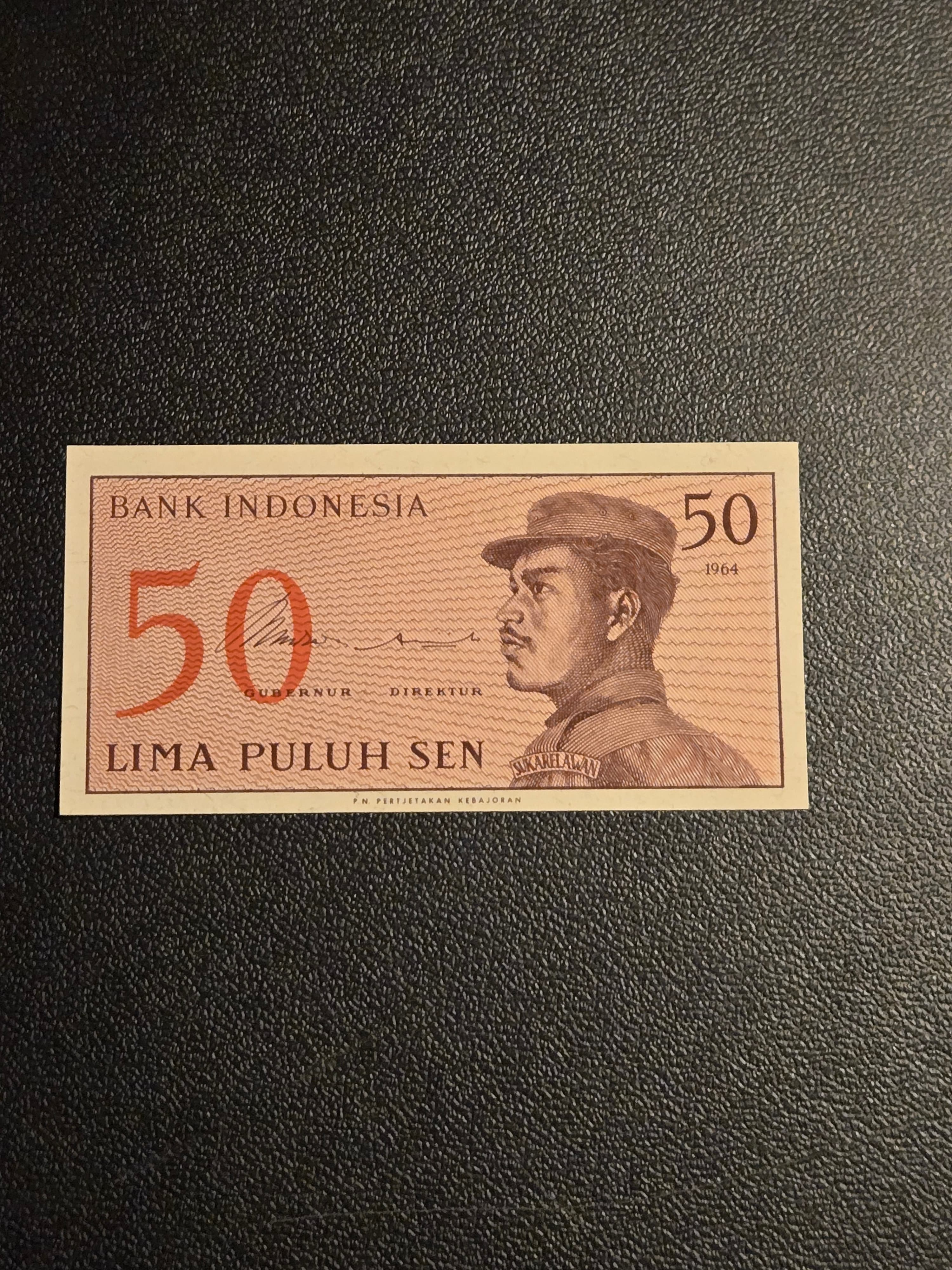 1964 Indonesia 50 Sen - Very Good Condition, Rare Collectible Money - Image 1