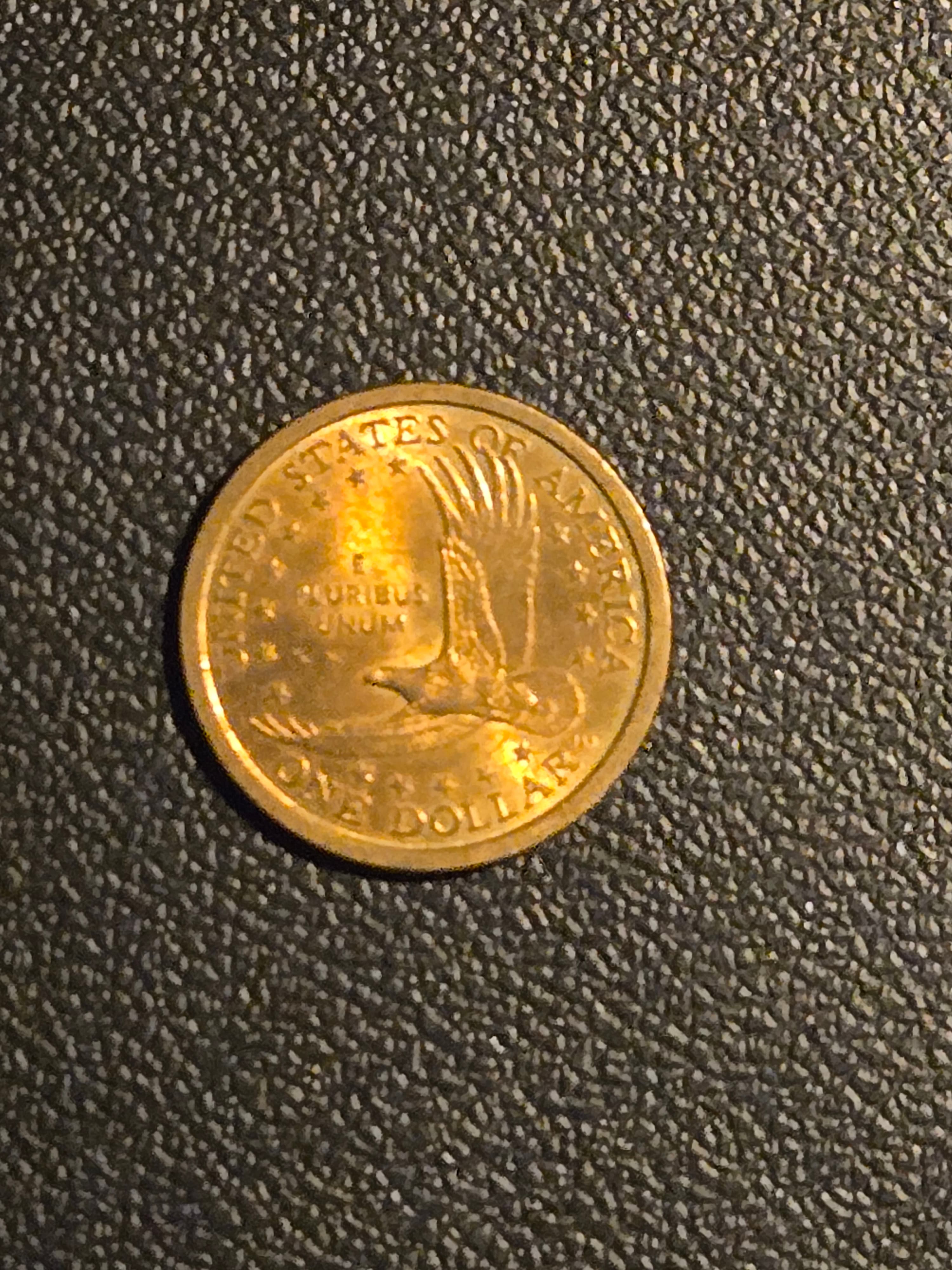 2000 US Sacagawea One Dollar Coin - Uncirculated - Mint Mark D - Thumbnail 2