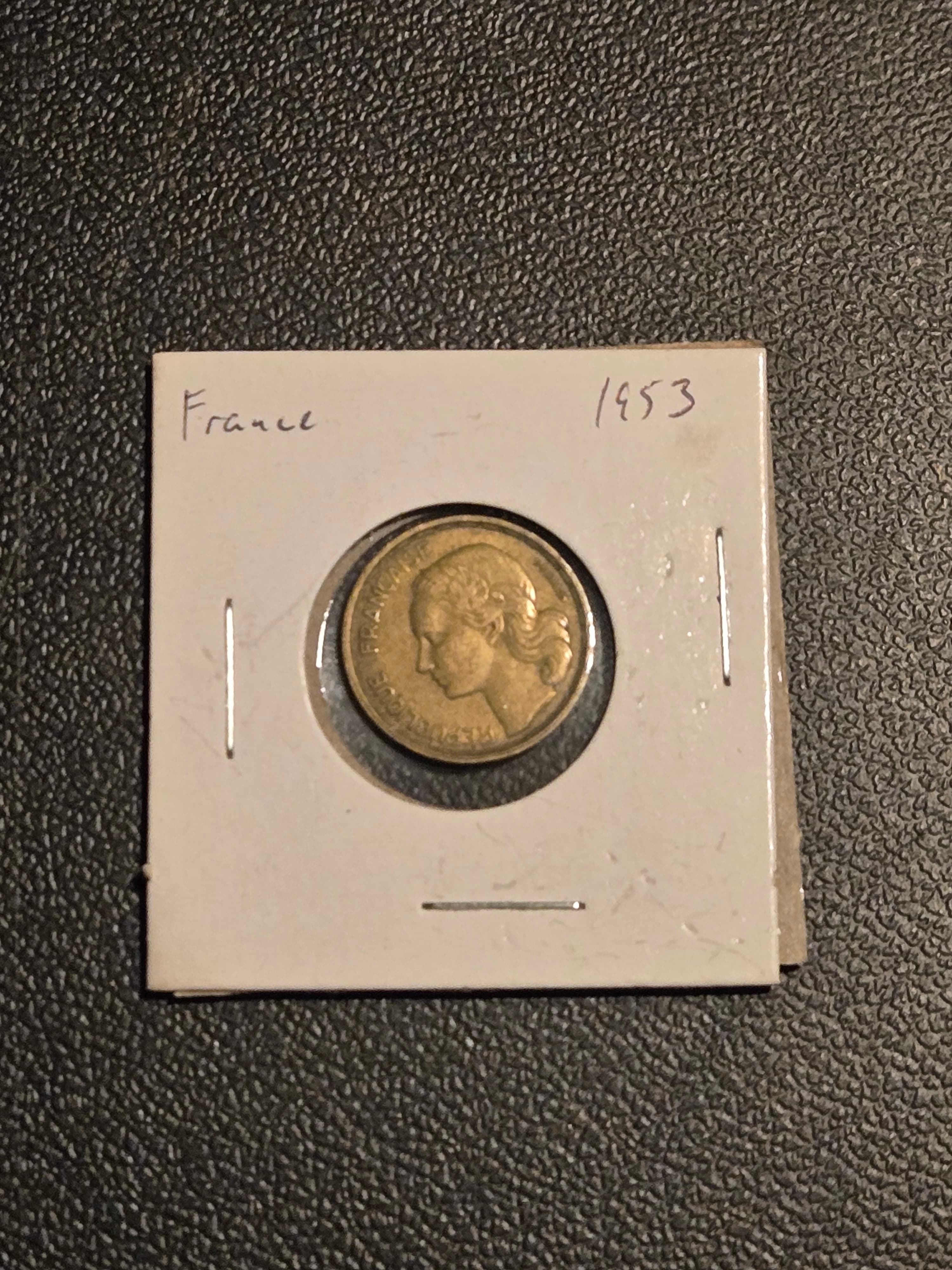 1953 France 10 Francs Copper-Nickel Coin - Very Good Condition - Collectible - Thumbnail 2