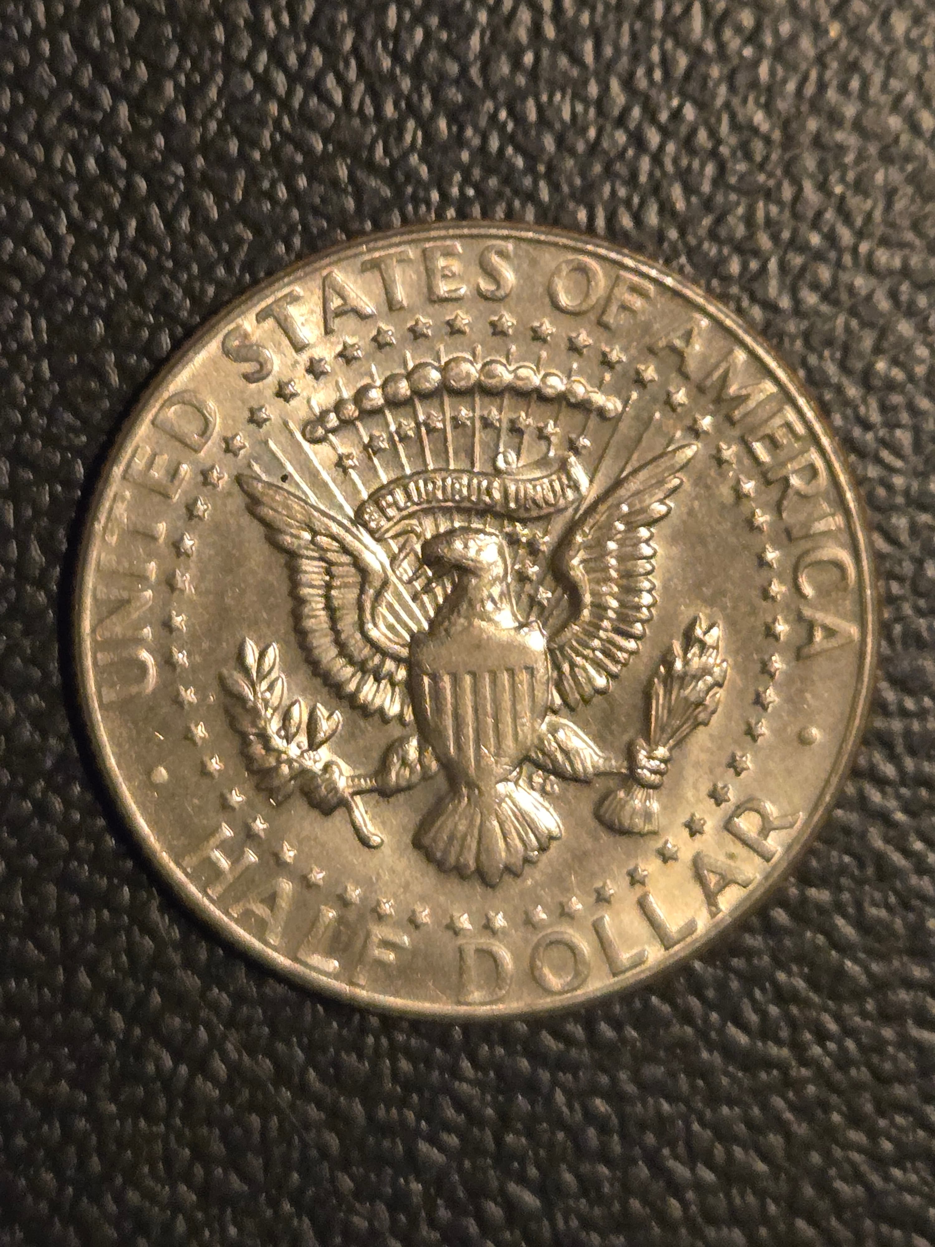 1985 USA 50 Cent Coin - 91.67% Nickel, Very Fine Condition, Collectible - Thumbnail 2