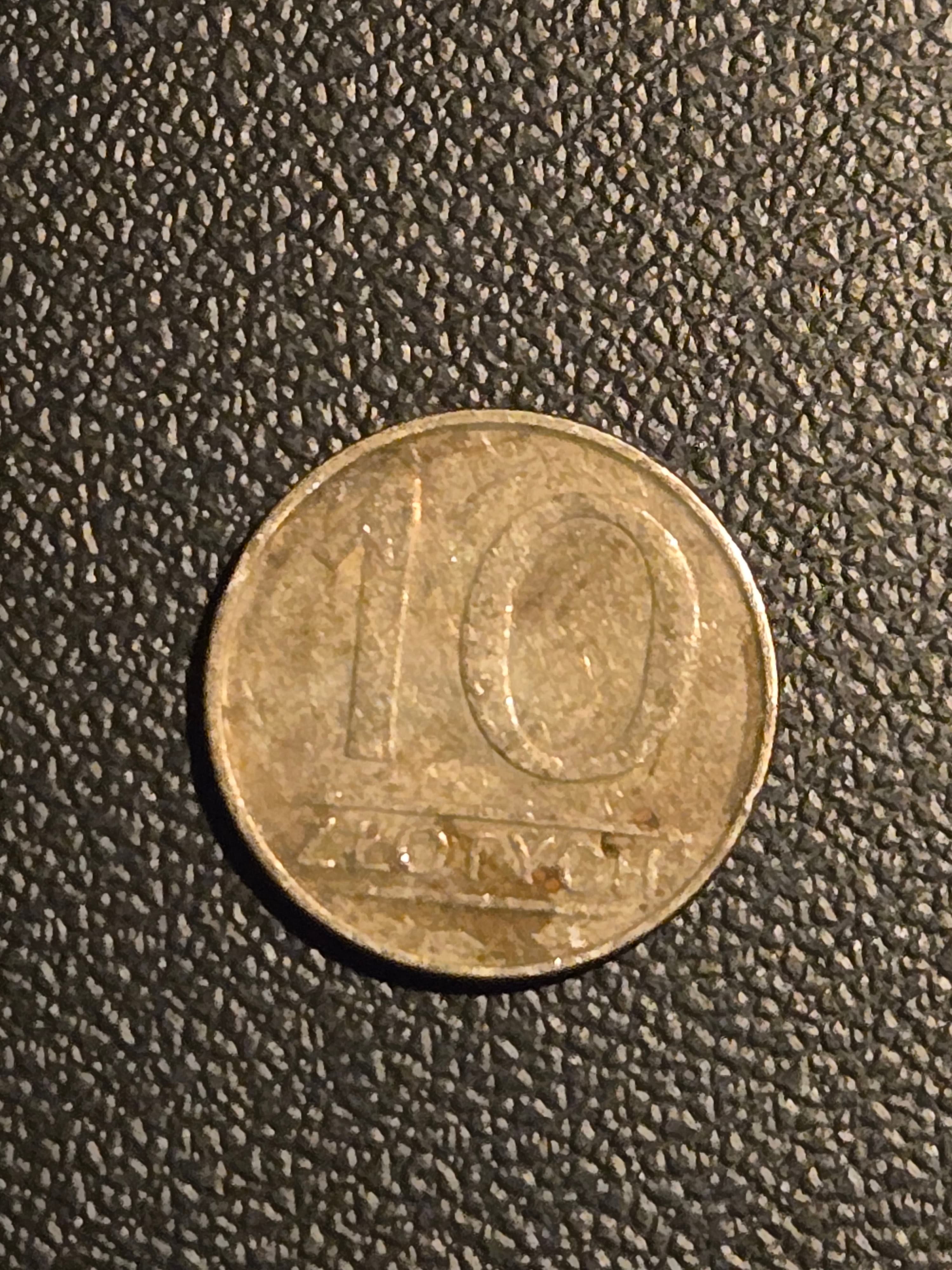 1986 Poland 10 Złotych Coin, Very Good Condition - Thumbnail 2